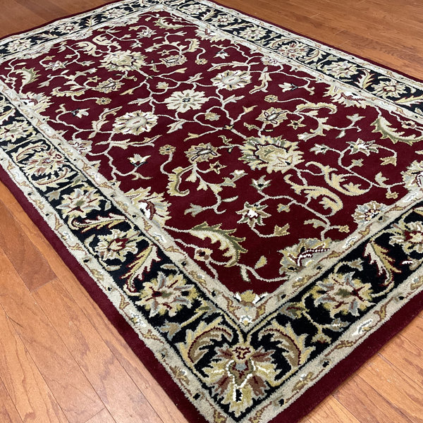 Herat Oriental Hand Tufted Wool Oriental Rug Wayfair